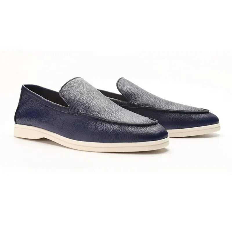 Laarhoven™ | Oud geld rundleren loafers