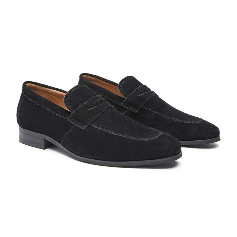 Nexus™ | Oud Geld Suede Strap Loafers