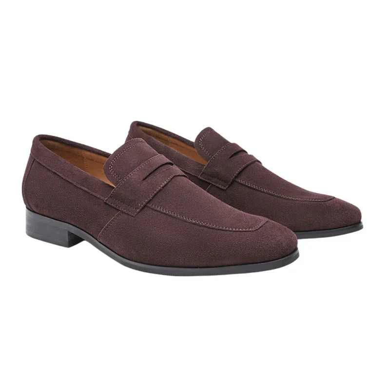 Nexus™ | Oud Geld Suede Strap Loafers