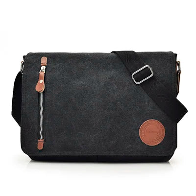 2021 Mannen Zakken Mannelijke Canvas Schoudertassen Unisex Crossbody Messenger Bags Grote Retro Schooltas Voor Reizen Casual Bolso Hombres