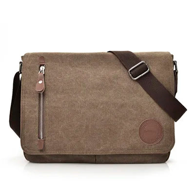 2021 Mannen Zakken Mannelijke Canvas Schoudertassen Unisex Crossbody Messenger Bags Grote Retro Schooltas Voor Reizen Casual Bolso Hombres