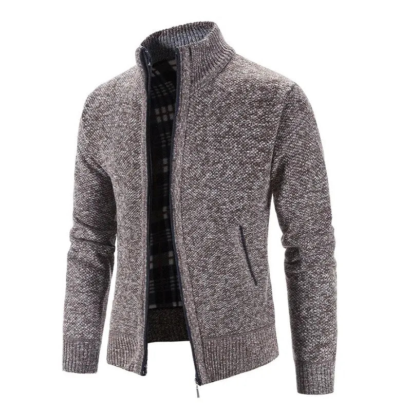 Nieuwe Collectie Gebreide Trui Mannen Lente Herfst Casual Fleece Vest Heren Truien Jassen Effen Kleur Plus Maat 3xl 5 Kleuren