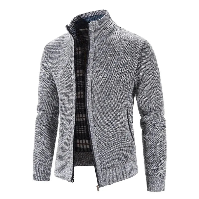 Nieuwe Collectie Gebreide Trui Mannen Lente Herfst Casual Fleece Vest Heren Truien Jassen Effen Kleur Plus Maat 3xl 5 Kleuren