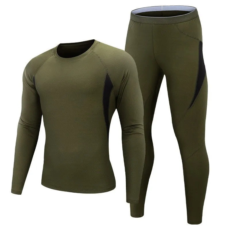 Winter Thermisch Ondergoed Heren Basislaag Lange Onderbroek Dunne Fleece Compressie Sport Strakke Shapewear Kleding Maat S Tot 3xl