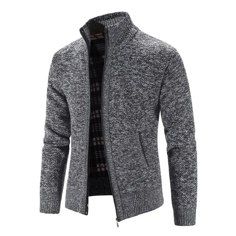 Nieuwe Collectie Gebreide Trui Mannen Lente Herfst Casual Fleece Vest Heren Truien Jassen Effen Kleur Plus Maat 3xl 5 Kleuren