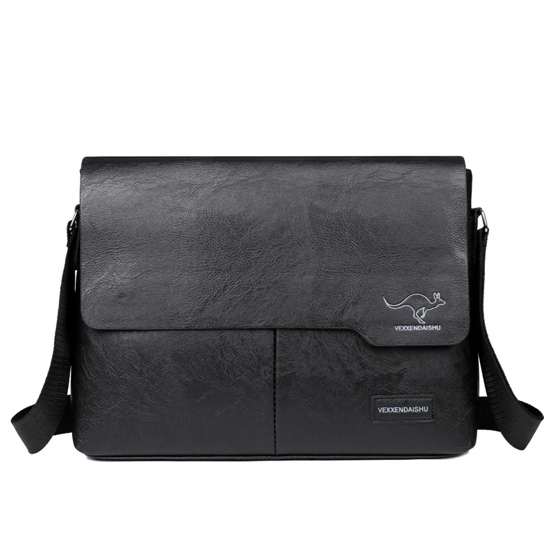 Luxe Merk Heren Schoudertas Voor Ipad Lederen Zakelijke Handtas Mannen Messenger Bag Grote Zijsling Tas Mode Man Crossbody Tas