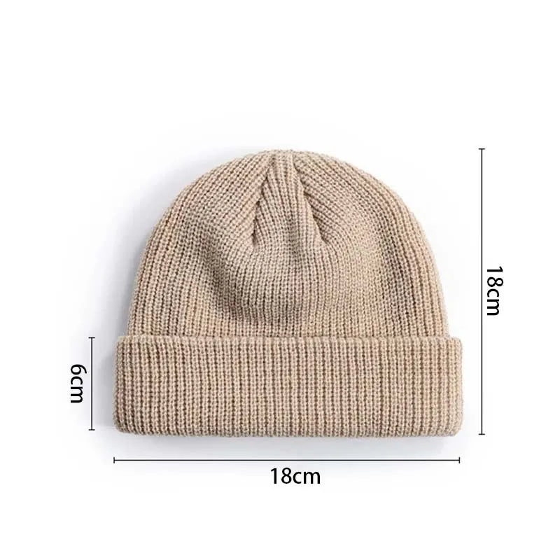 Rimiut gebreide muts voor mannen en vrouwen mutsen wollen mode eenvoudige warme skullies beanies effen herfst winter beanie cap trendy stijl