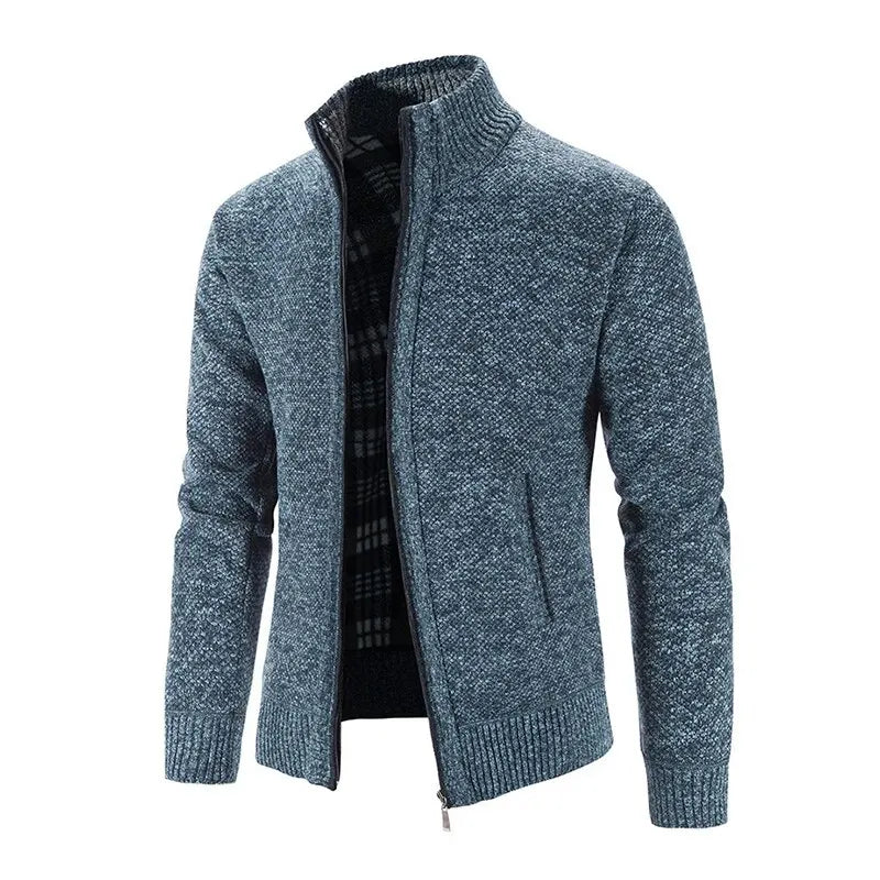 Nieuwe Collectie Gebreide Trui Mannen Lente Herfst Casual Fleece Vest Heren Truien Jassen Effen Kleur Plus Maat 3xl 5 Kleuren