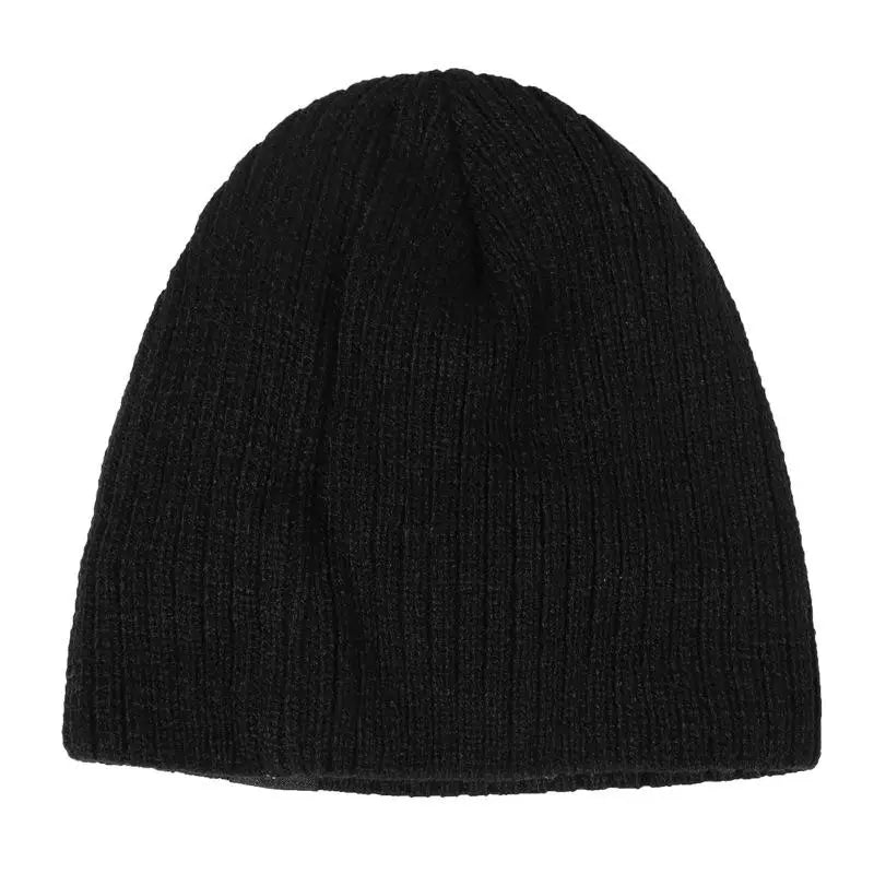 Unisex Snow Labal Winter Hoeden Effen Kleur Gebreide Mutsen Voor Mannen En Vrouwen Muts Outdoor Bontvoering Warme Sportmutsen