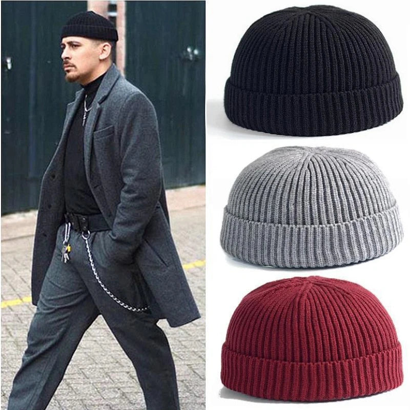 Rimiut gebreide muts voor mannen en vrouwen mutsen wollen mode eenvoudige warme skullies beanies effen herfst winter beanie cap trendy stijl