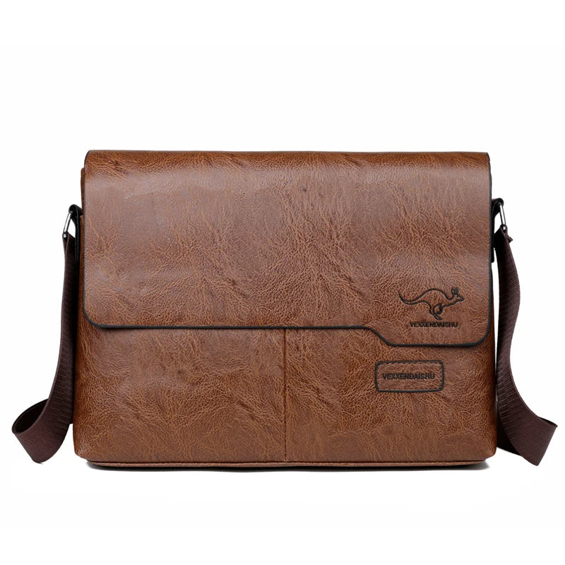 Luxe Merk Heren Schoudertas Voor Ipad Lederen Zakelijke Handtas Mannen Messenger Bag Grote Zijsling Tas Mode Man Crossbody Tas