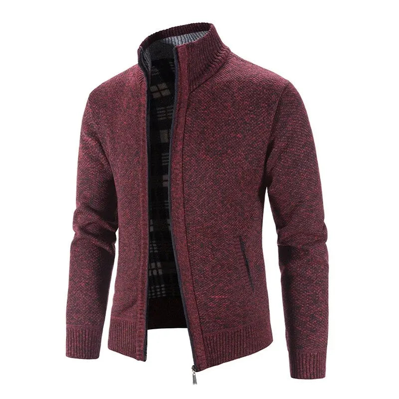 Nieuwe Collectie Gebreide Trui Mannen Lente Herfst Casual Fleece Vest Heren Truien Jassen Effen Kleur Plus Maat 3xl 5 Kleuren