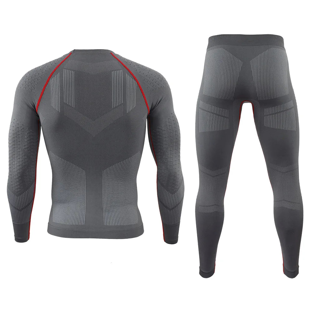 Naadloze Strakke Tactische Winter Thermisch Ondergoed Heren Sportkleding Functie Ademende Training Cycling Thermo Lange Onderbroek