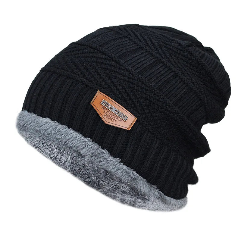 Beanies Heren Winter Hat Dames Gebreide Hoeden Voor Mannen Cap Winter Beanie Caps Gorro Dikke Warm Brimloze Bont Mens