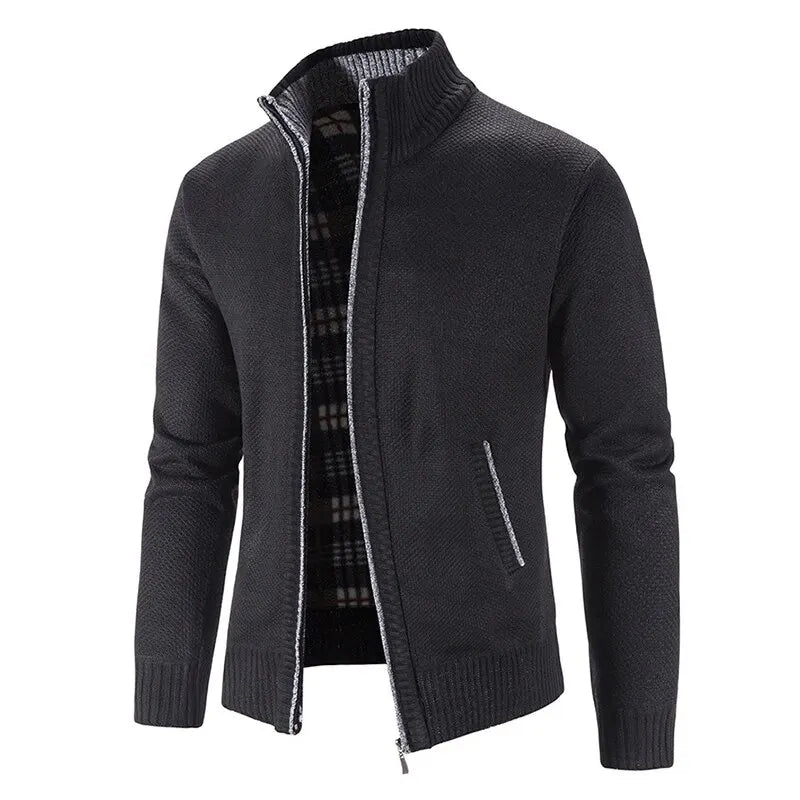 Nieuwe Collectie Gebreide Trui Mannen Lente Herfst Casual Fleece Vest Heren Truien Jassen Effen Kleur Plus Maat 3xl 5 Kleuren