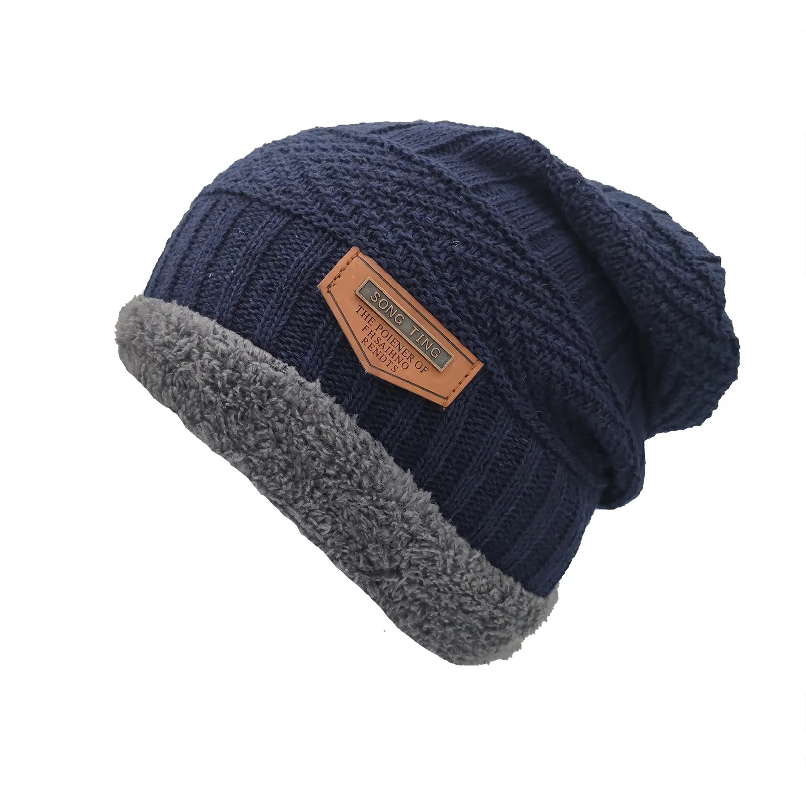 Beanies Heren Winter Hat Dames Gebreide Hoeden Voor Mannen Cap Winter Beanie Caps Gorro Dikke Warm Brimloze Bont Mens