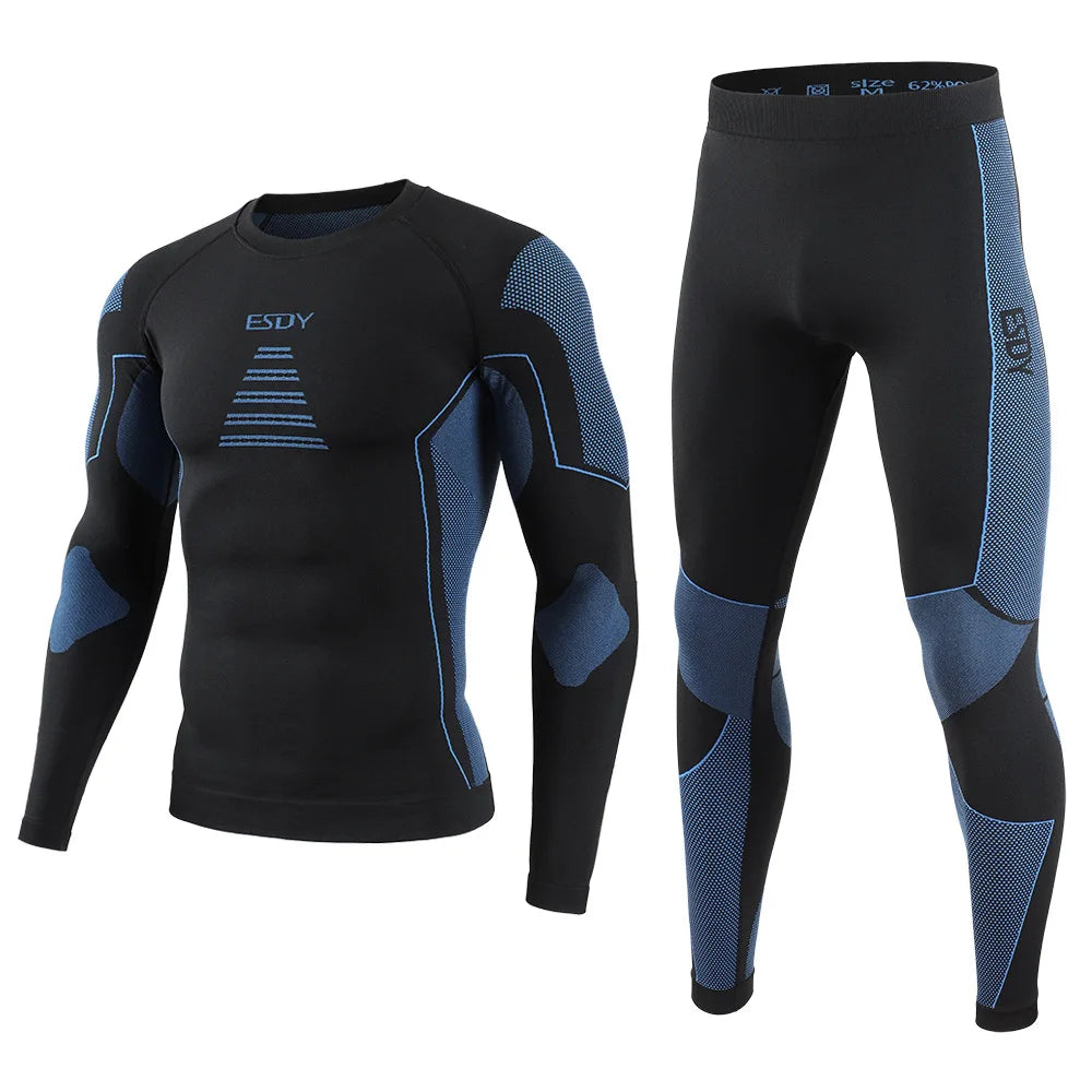 Mannen Sport Tactisch Ondergoed Sets Fitness Hardloop Trainingspakken Ademende Sneldrogende Kleding Sweatwicking Sportkleding