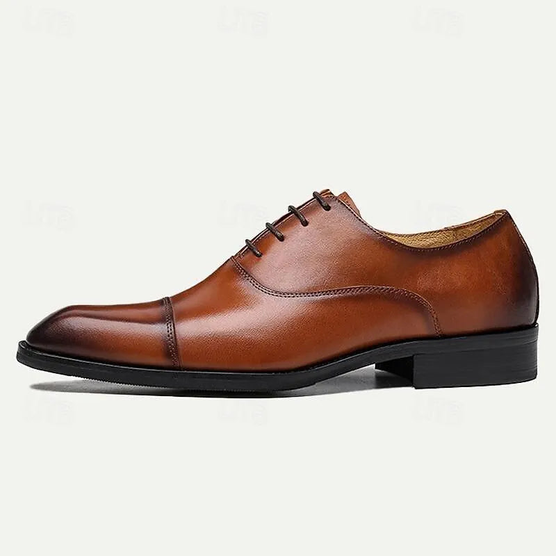 Men's Premium Genuine Leather Oxford