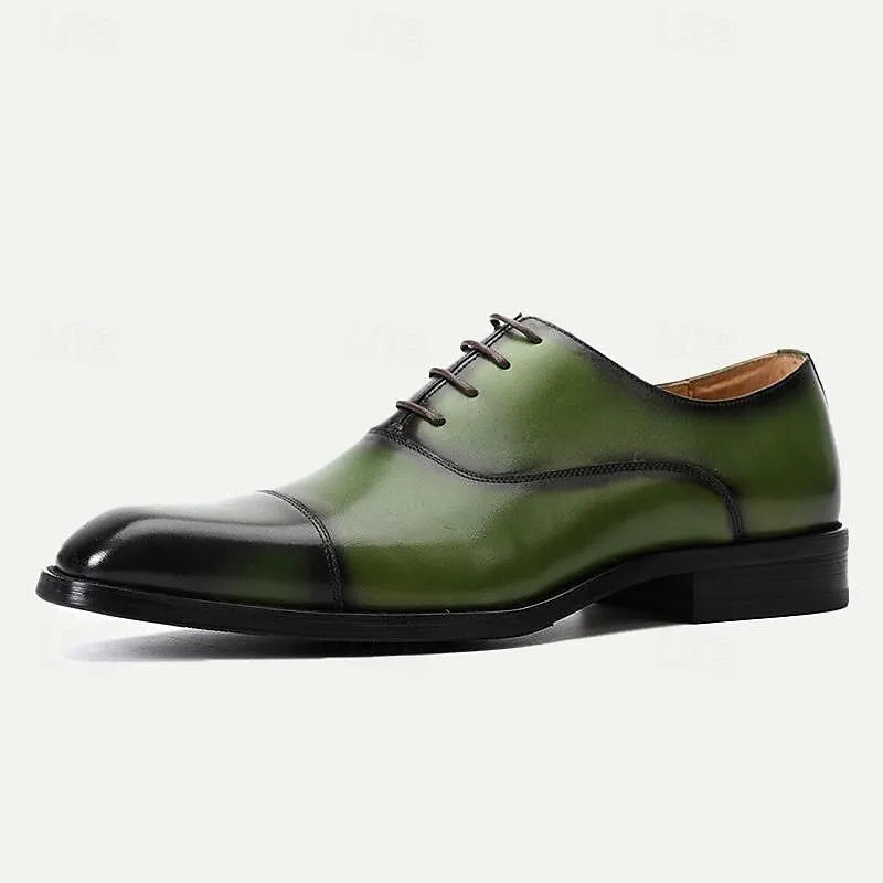 Men's Premium Genuine Leather Oxford