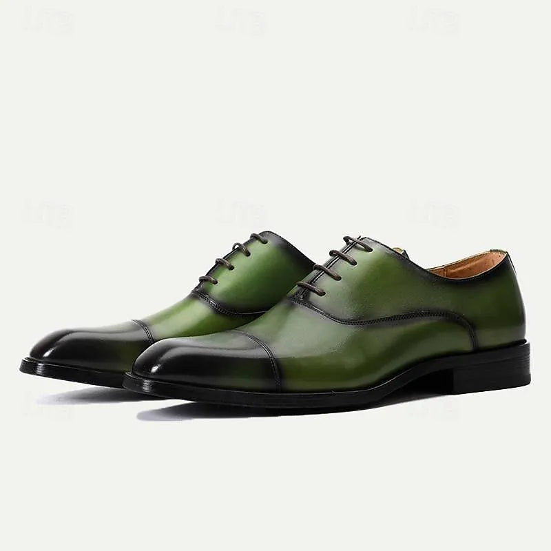 Men's Premium Genuine Leather Oxford