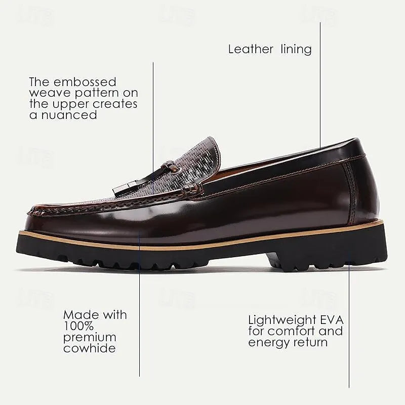 Men's genuine leather loafers